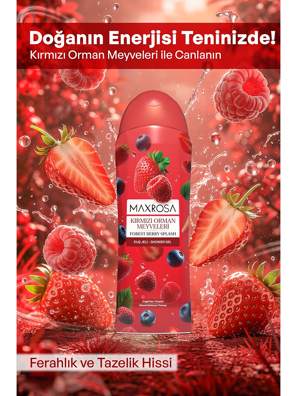 Kırmızı Orman Meyveleri Duş Jeli 600 ml-2