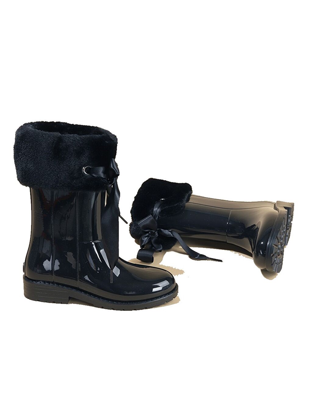 Siyah Kız Çocuk Bot (Yağmur ) W10239 CAMPERA CHAROL SOFT 002-Negro 28-37-2