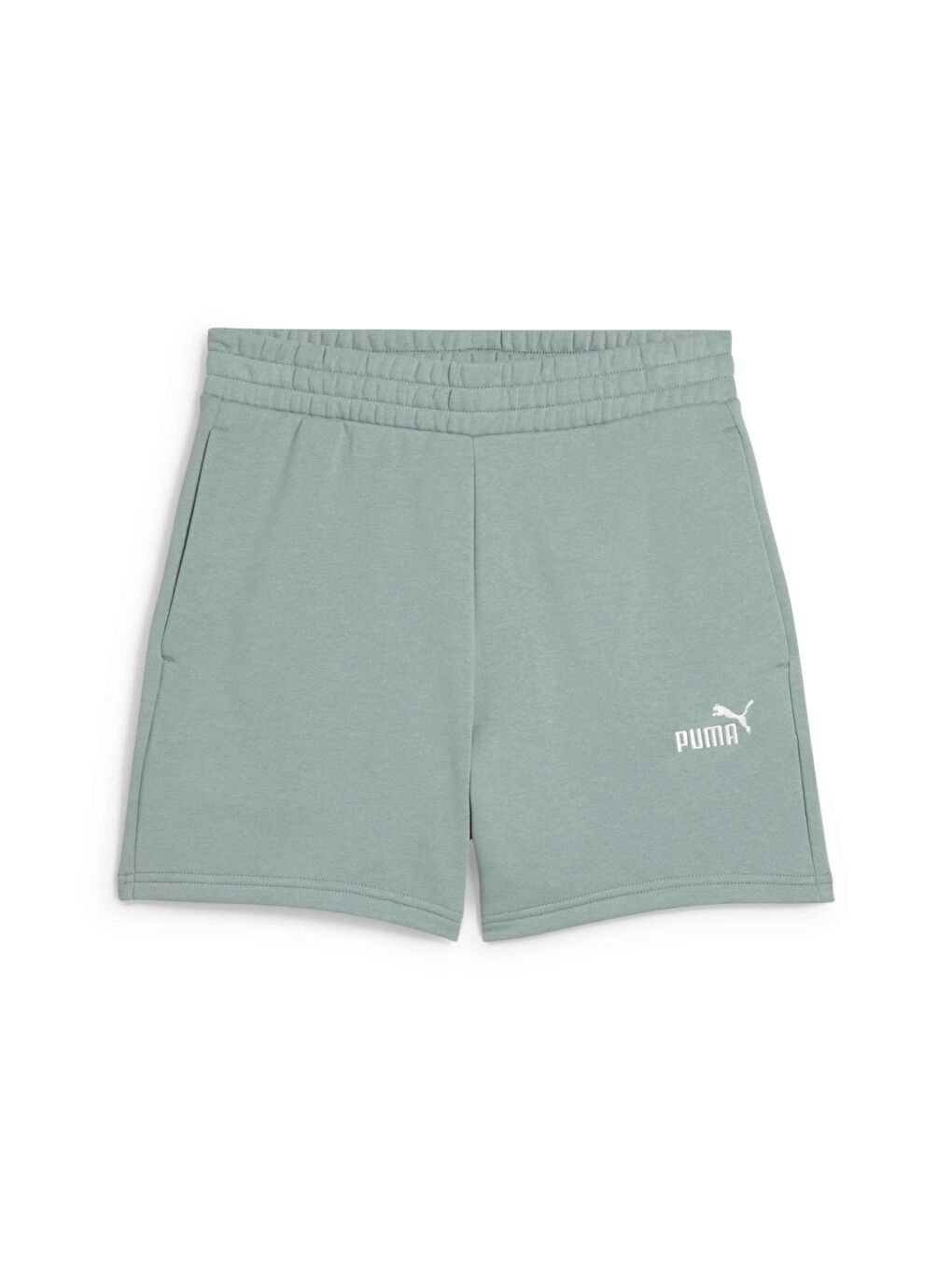 Essentials No 1 Logo Kadın Yeşil Şort-3