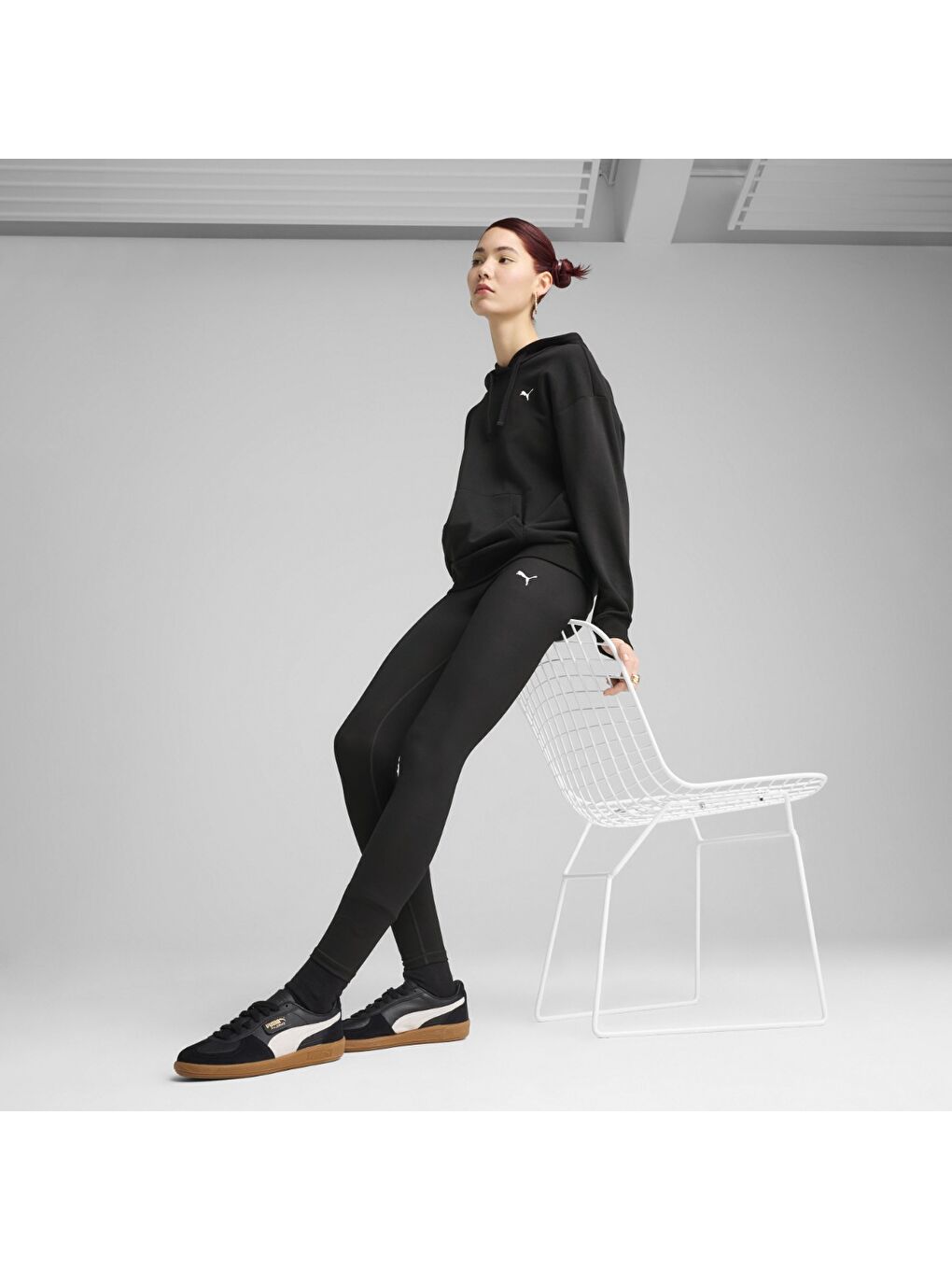 Essentials Poly Kadın Siyah Tayt-1