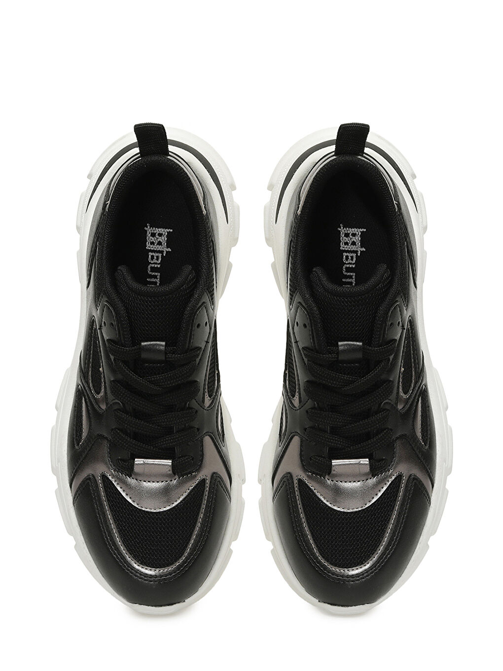 25S-045 5FX Siyah Kadın Sneaker-3