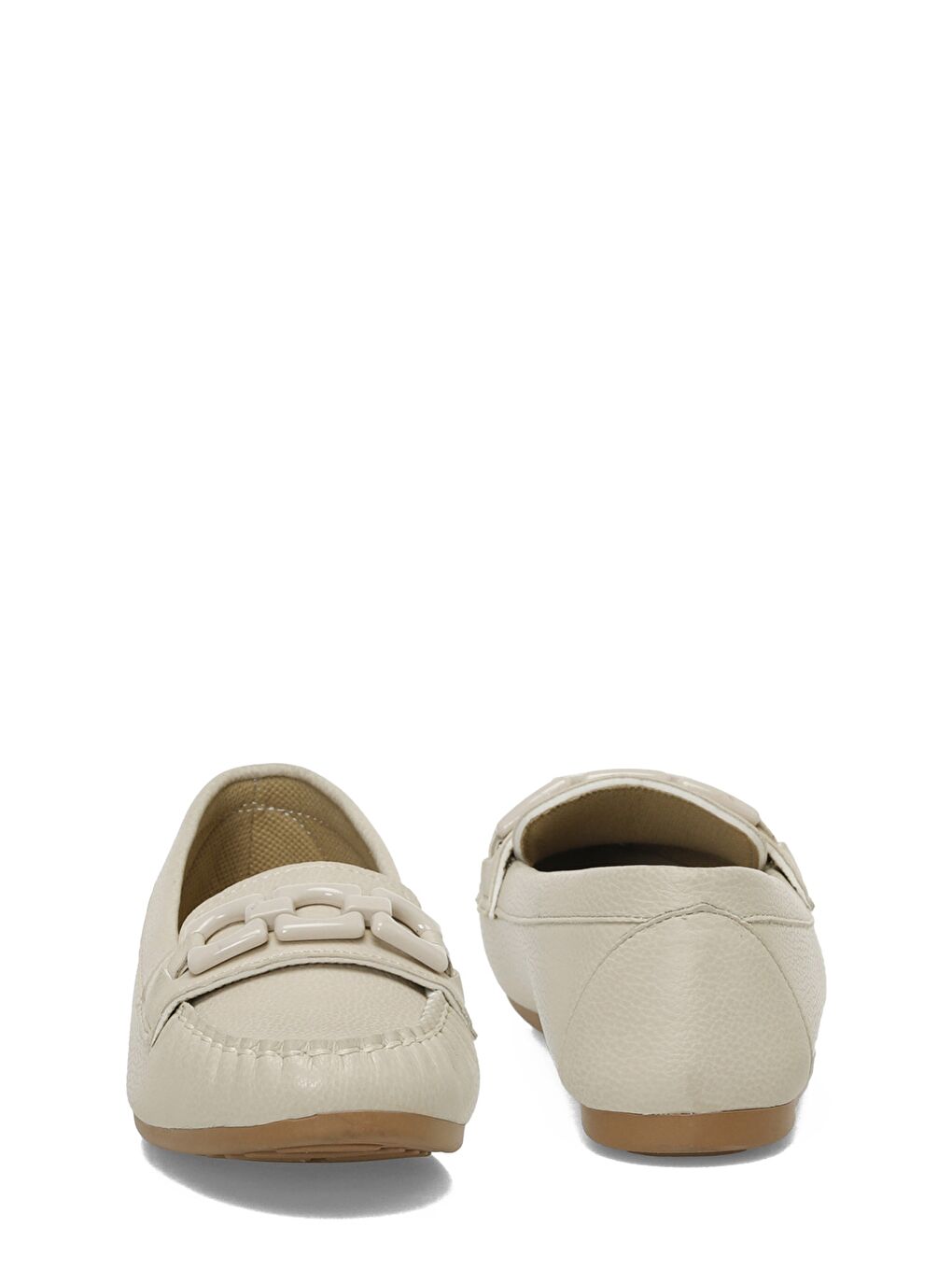 25S-116 5FX Bej Kadın Loafer-4