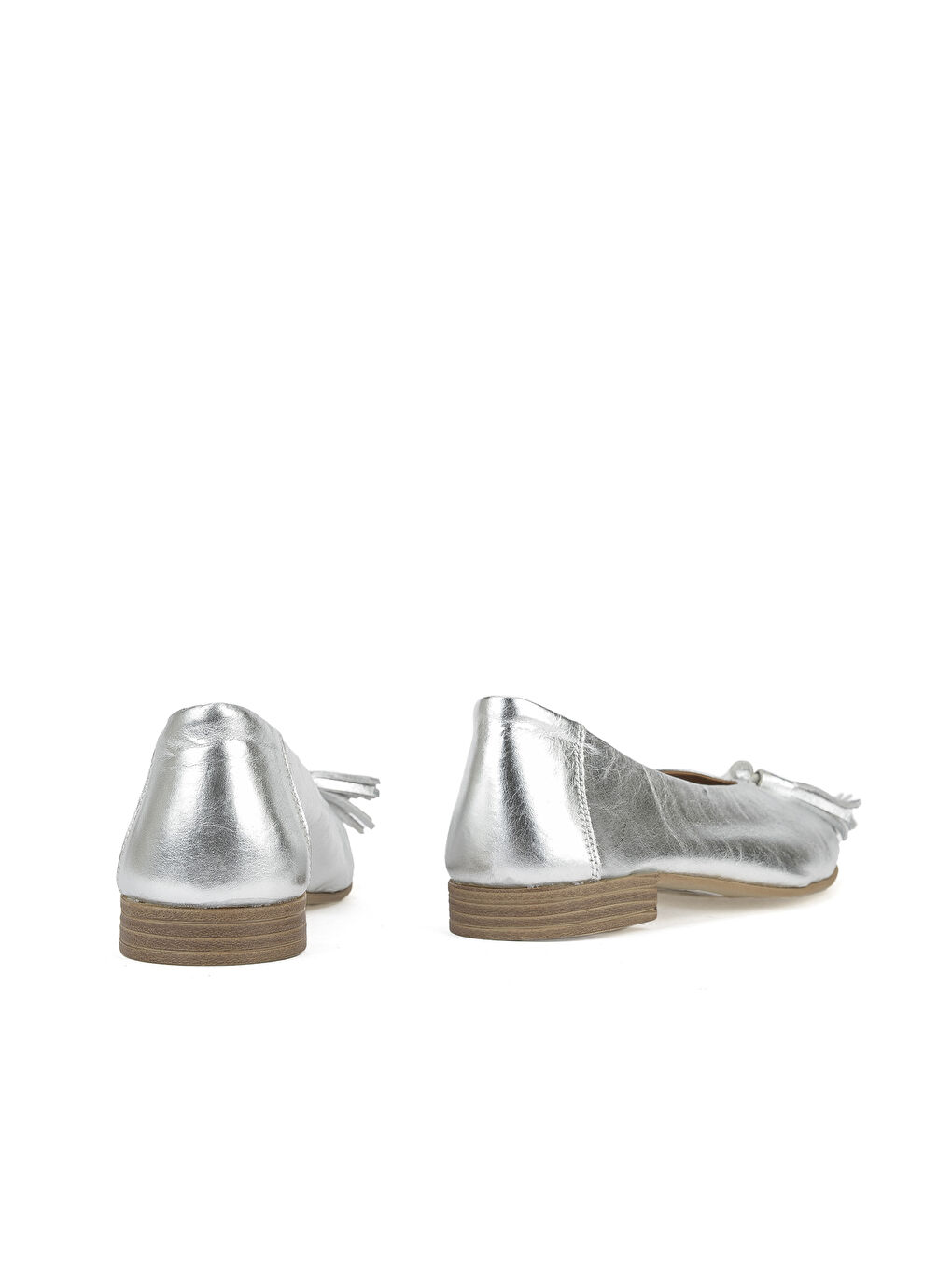 Gri Hakiki Deri Kadın Babet 1511033Z2145 Silver-2