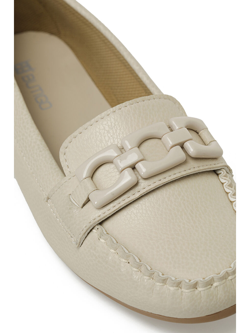 25S-116 5FX Bej Kadın Loafer-6
