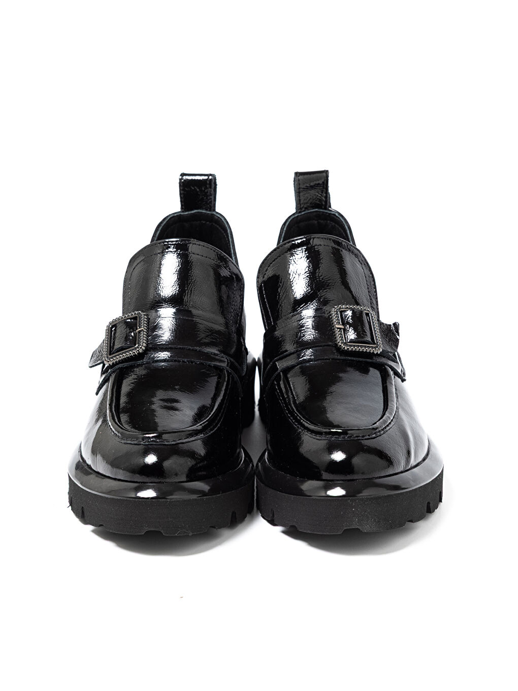 Kadın Siyah Loafer RC-25K-195-M8400 Siyah Rugan-5