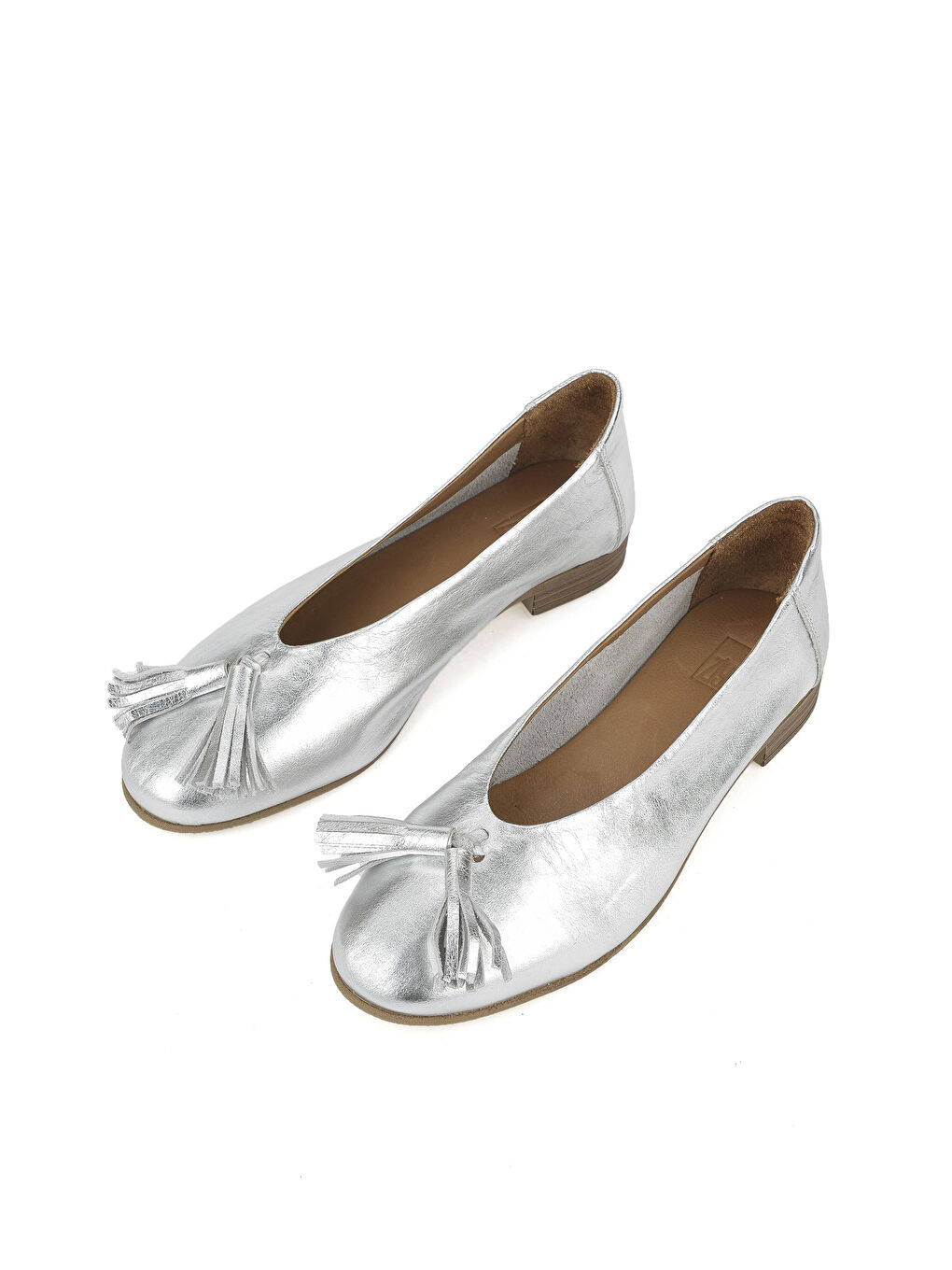 Gri Hakiki Deri Kadın Babet 1511033Z2145 Silver-4