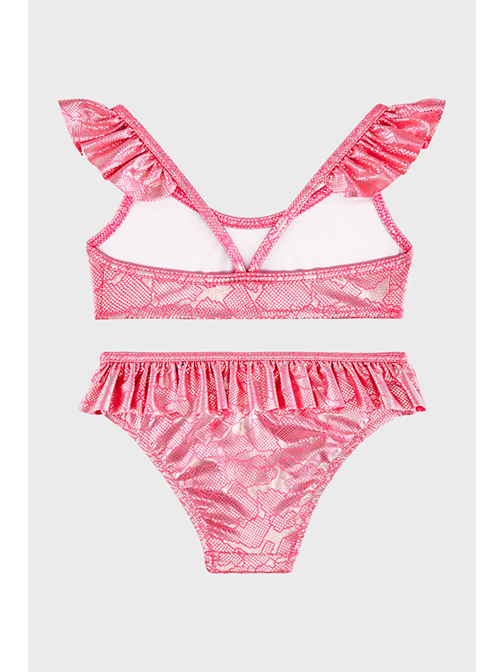 Fuşya Serpina Fuchsia Junior Desenli UPF 50+ Korumalı Çabuk Kuruyan Bikini SB2614000604-1