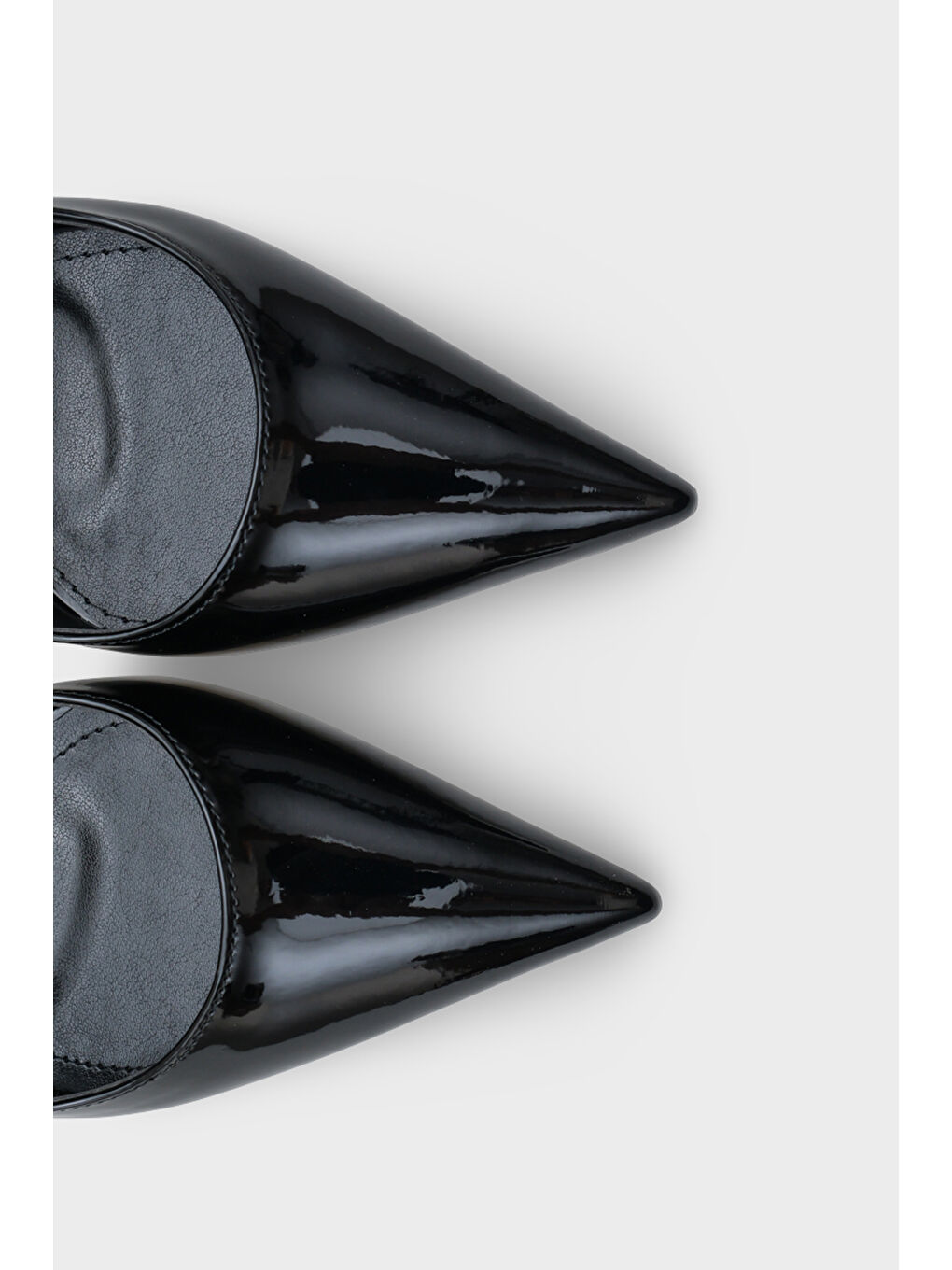 Siyah Tallie Orta Topuklu Stiletto-2