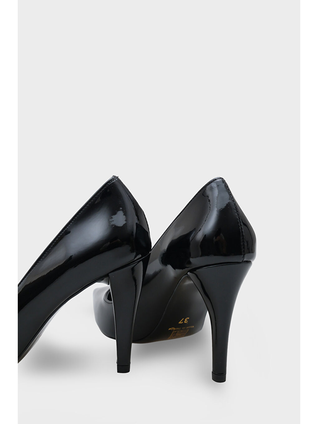 Siyah Tallie Orta Topuklu Stiletto-3