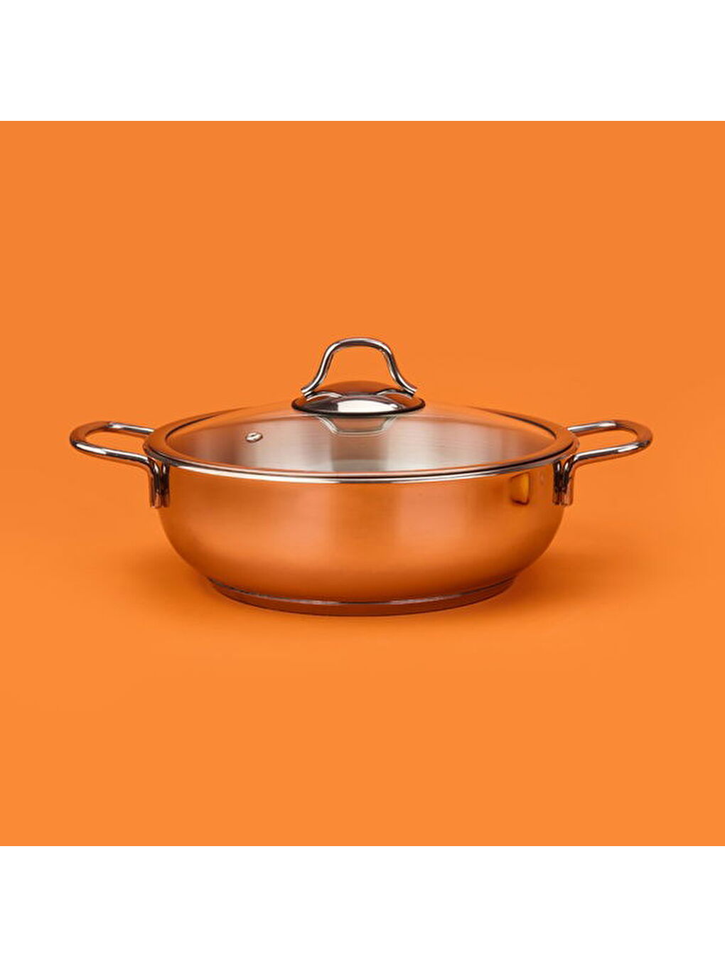 Paslanmaz Çelik Karnıyarık Tenceresi - Gri - 24 cm