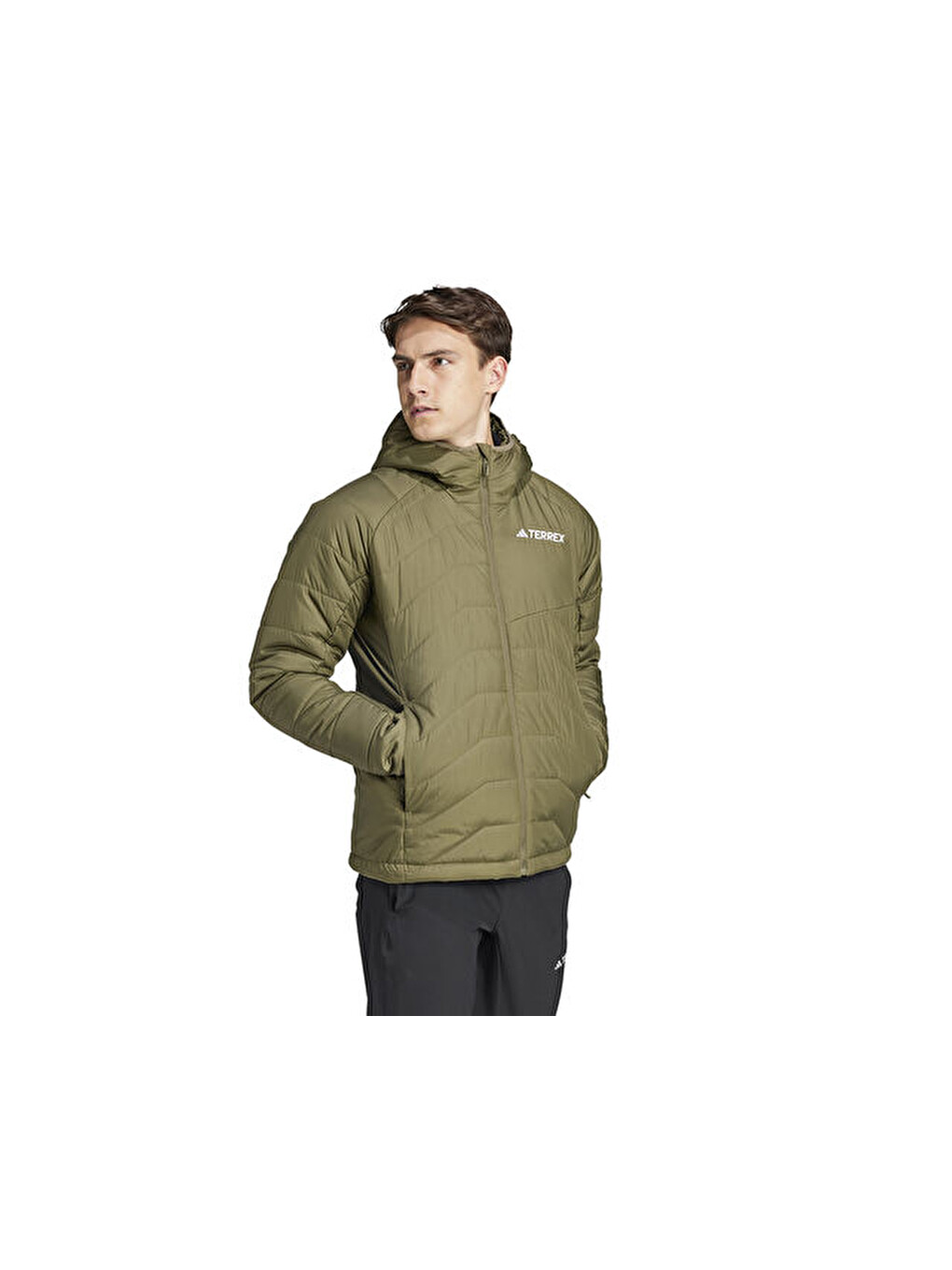 Terrex Mt Ins Ho Jkt Erkek Outdoor Montu Im7681 Haki-2