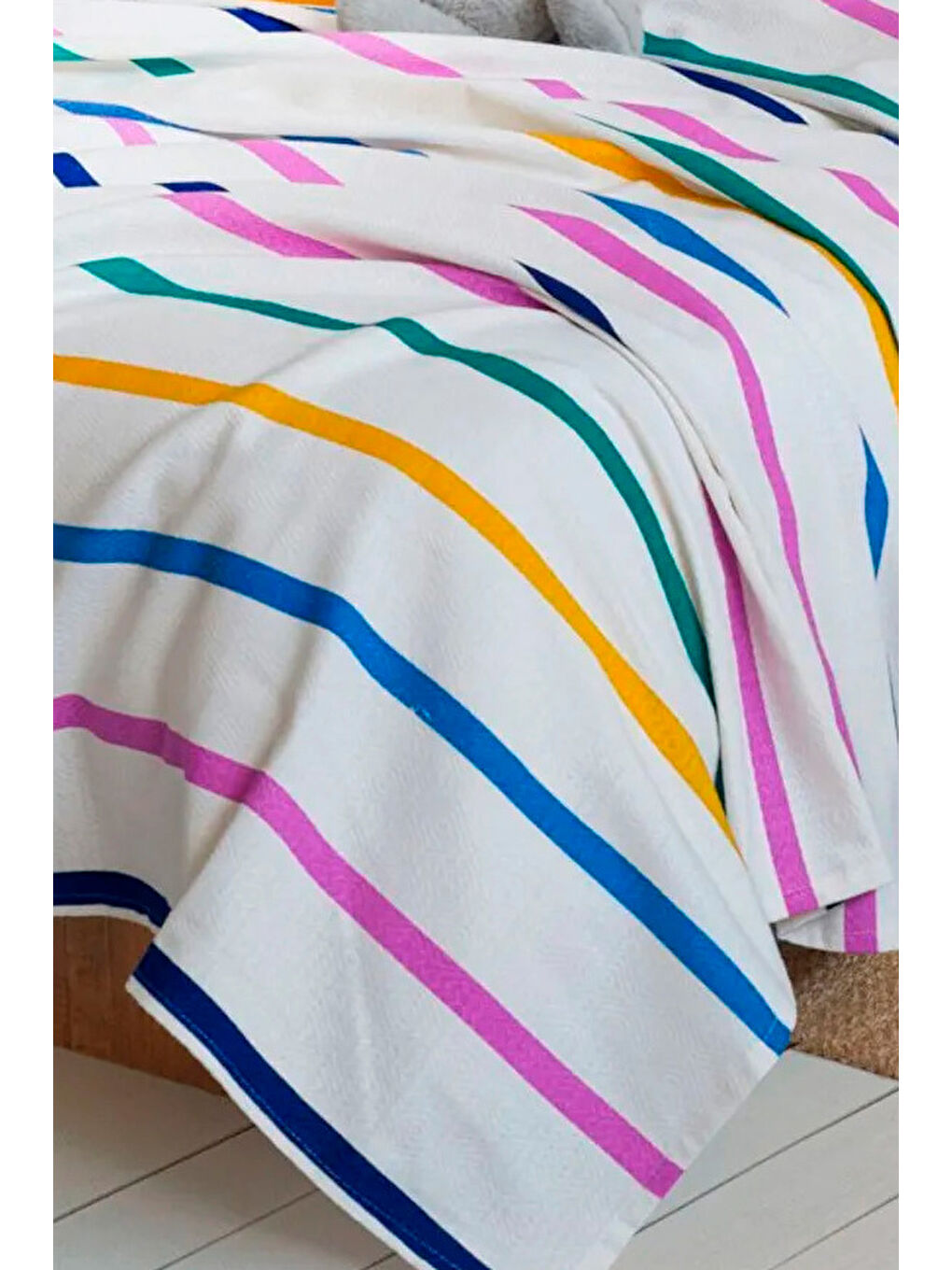 Pike Seti Baskılı Tek Kişilik Funny Sarı-1