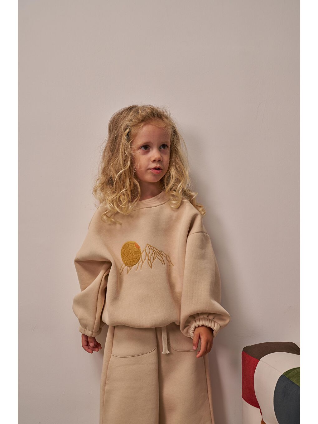 Bej Unisex Tinypeak Alt Üst Takım