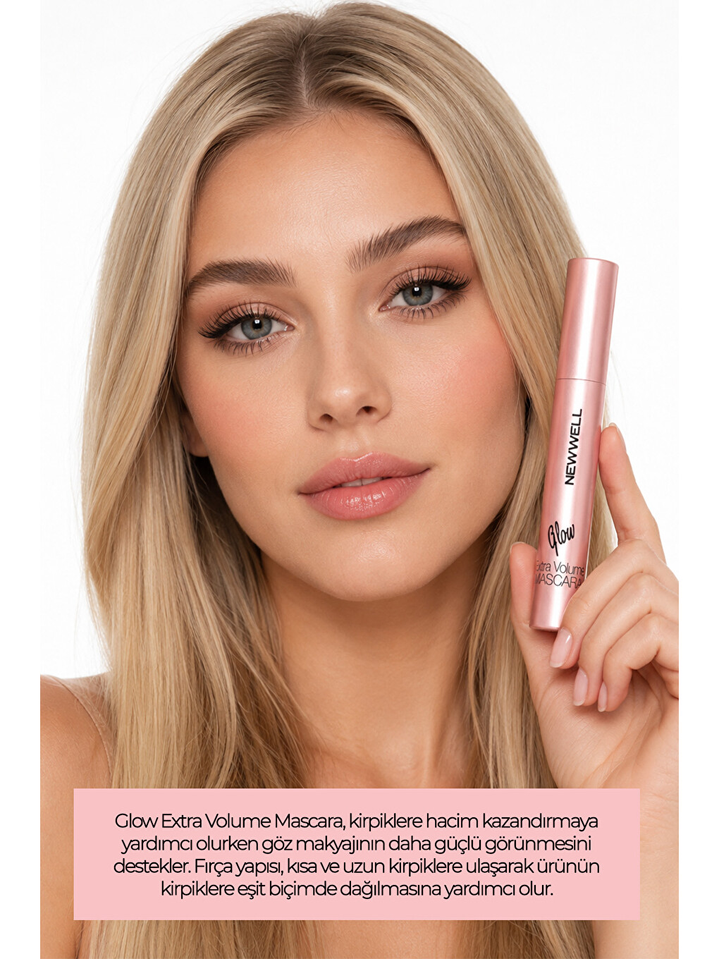 Glow Extra Volume Mascara | Ekstra Hacim Veren Siyah Maskara 8 Ml-1