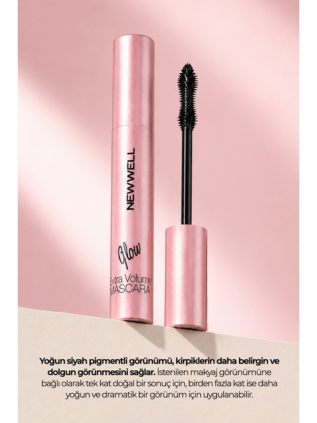 Glow Extra Volume Mascara | Ekstra Hacim Veren Siyah Maskara 8 Ml-2