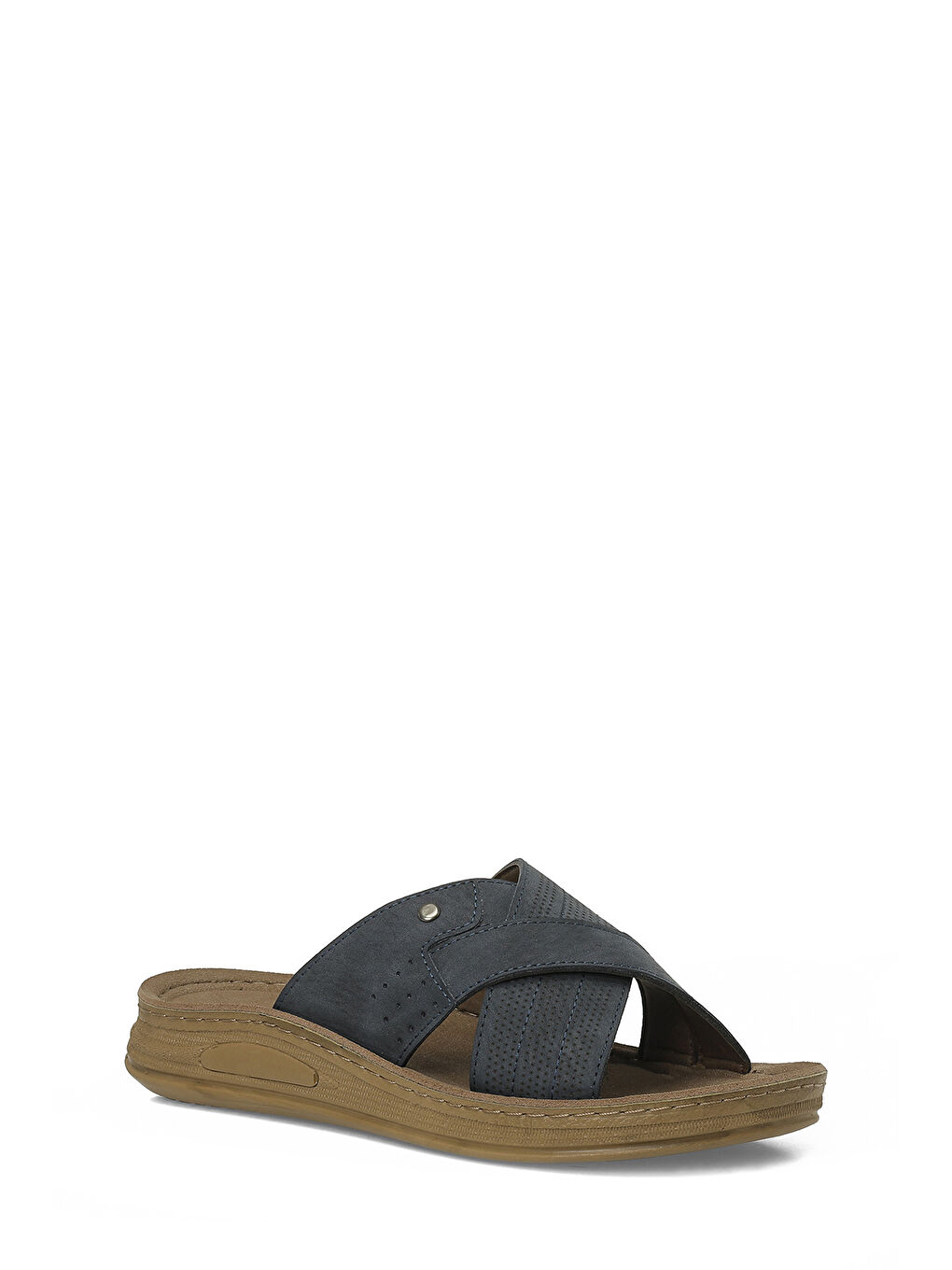 410025.M6FX Lacivert Erkek Terlik-1