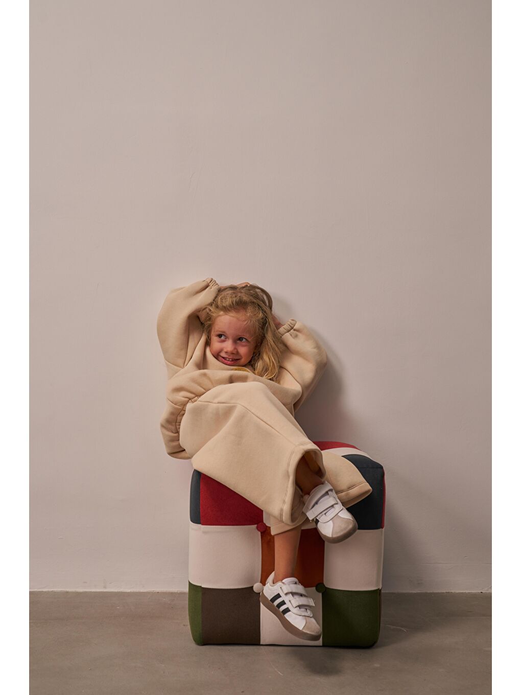 Bej Unisex Tinypeak Alt Üst Takım-3