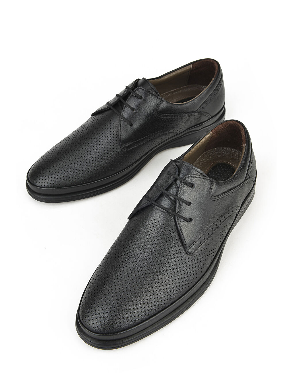 Erkek Hakiki Deri Konfor Ayakkabı 141144Z5108 Siyah