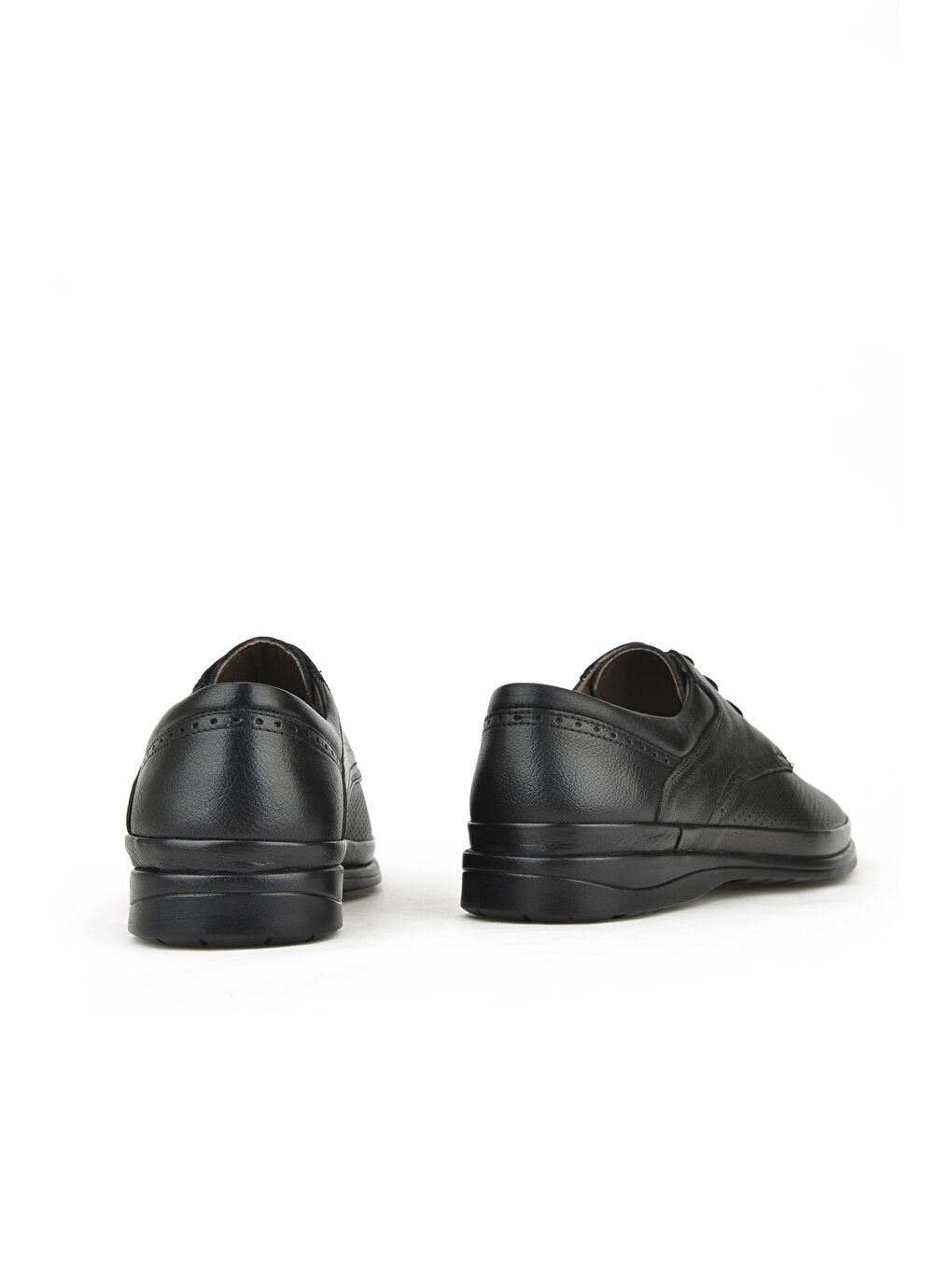 Erkek Hakiki Deri Konfor Ayakkabı 141144Z5108 Siyah-2