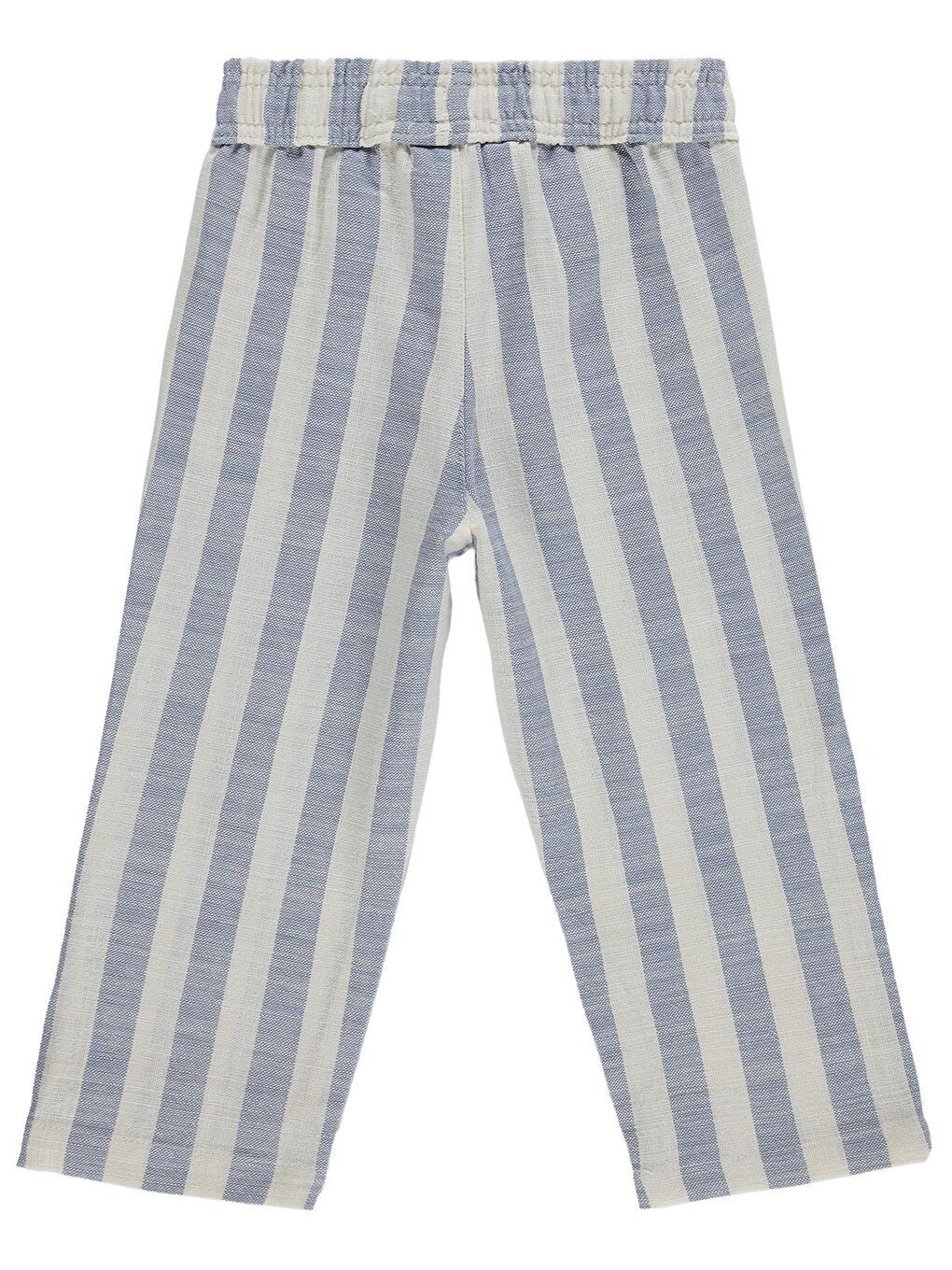 Boys Kendinden Çizgili 2-5 Yaş Pantolon - Mavi-1
