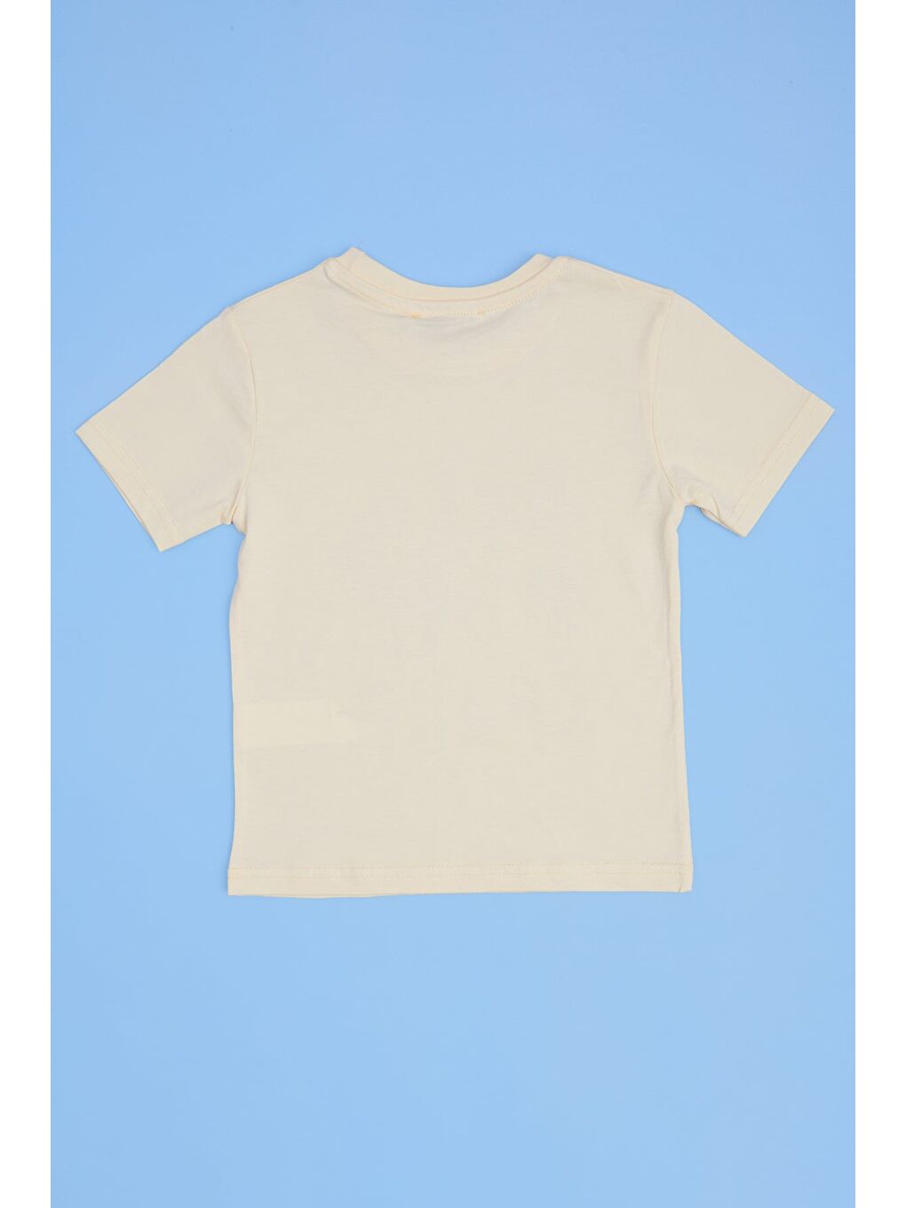 Sarı Need More Space Baskılı Erkek Çocuk Tişört-1