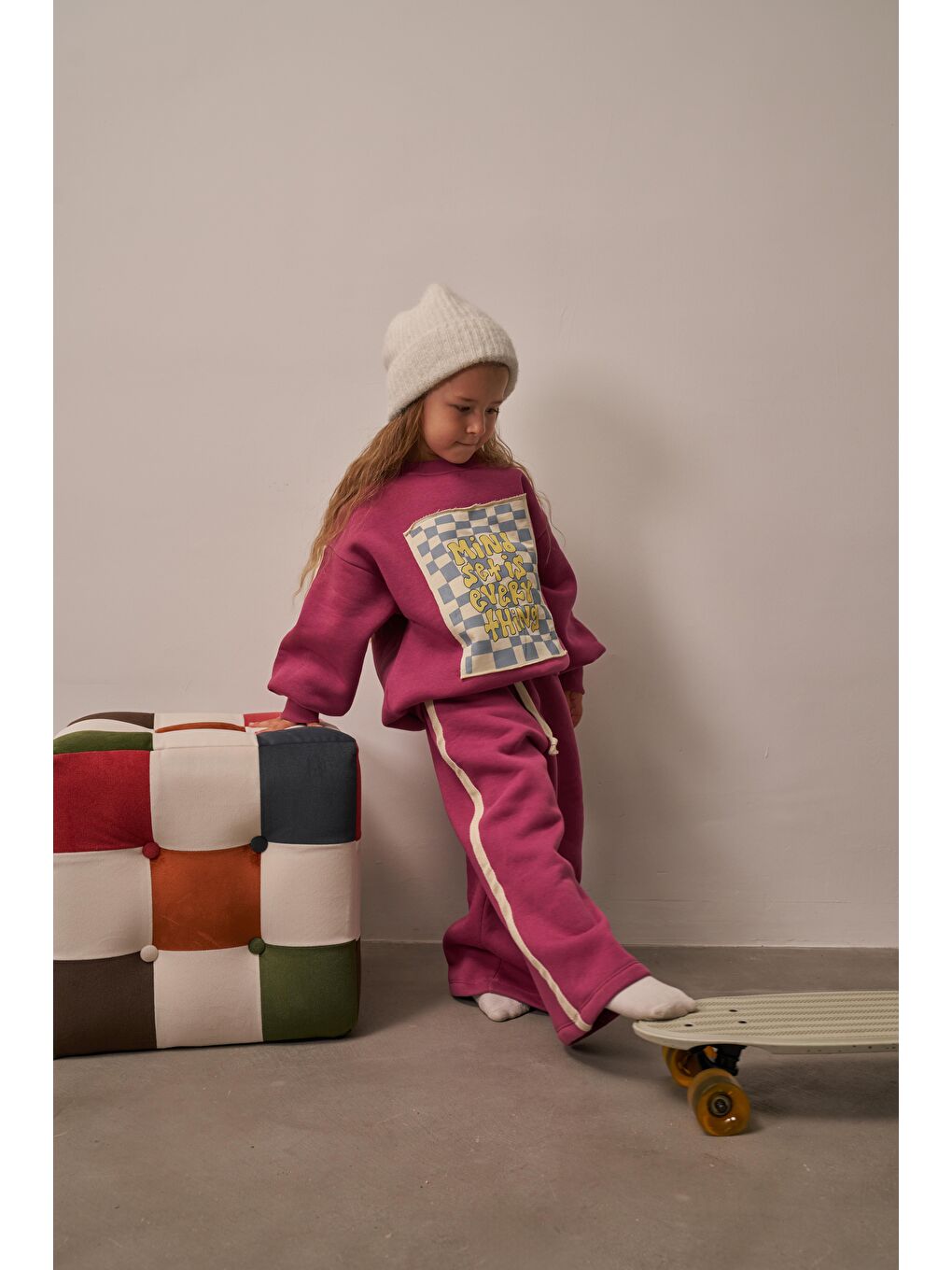 Pembe Cozy Minds Alt Üst Takım-3