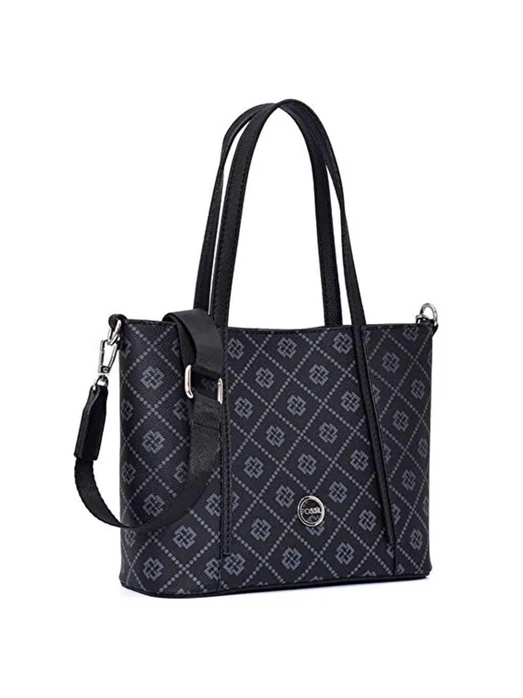 Siyah Kadın Neva Kolon Askılı Çapraz Omuz Çantası-1