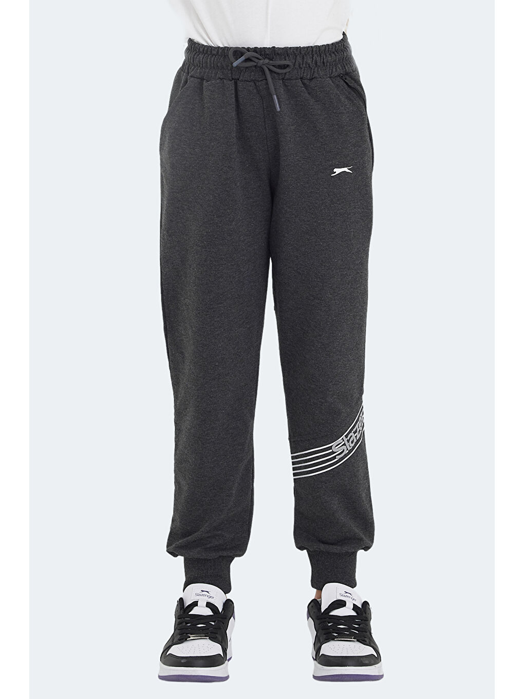 SLAZENGER Koyu Gri Unisex Çocuk Eşofman Altı Koyu Gri - 1