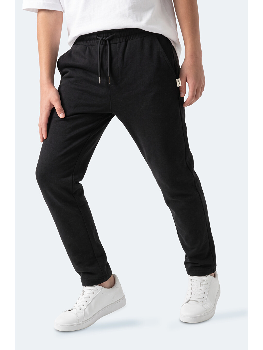 Polly Unisex Çocuk Siyah Eşofman Altı-3