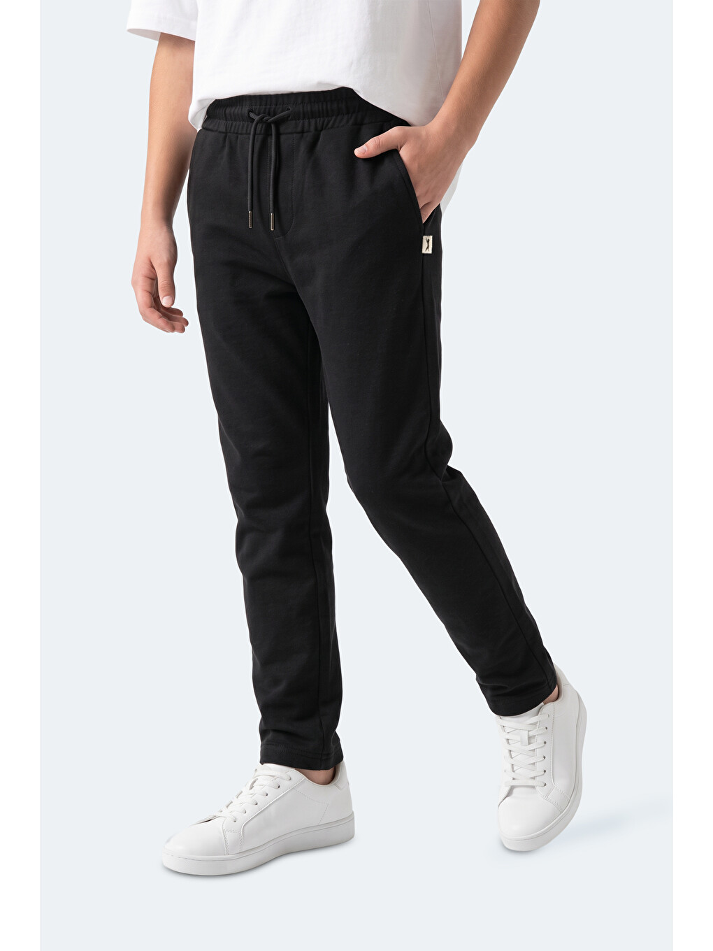 Polly Unisex Çocuk Siyah Eşofman Altı-4