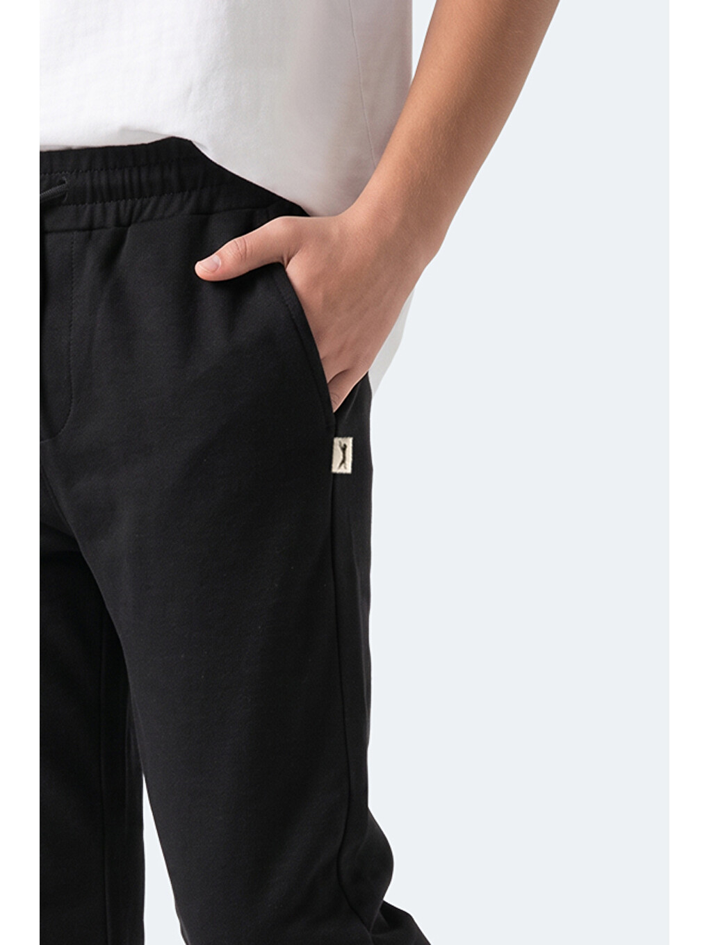 Polly Unisex Çocuk Siyah Eşofman Altı-6