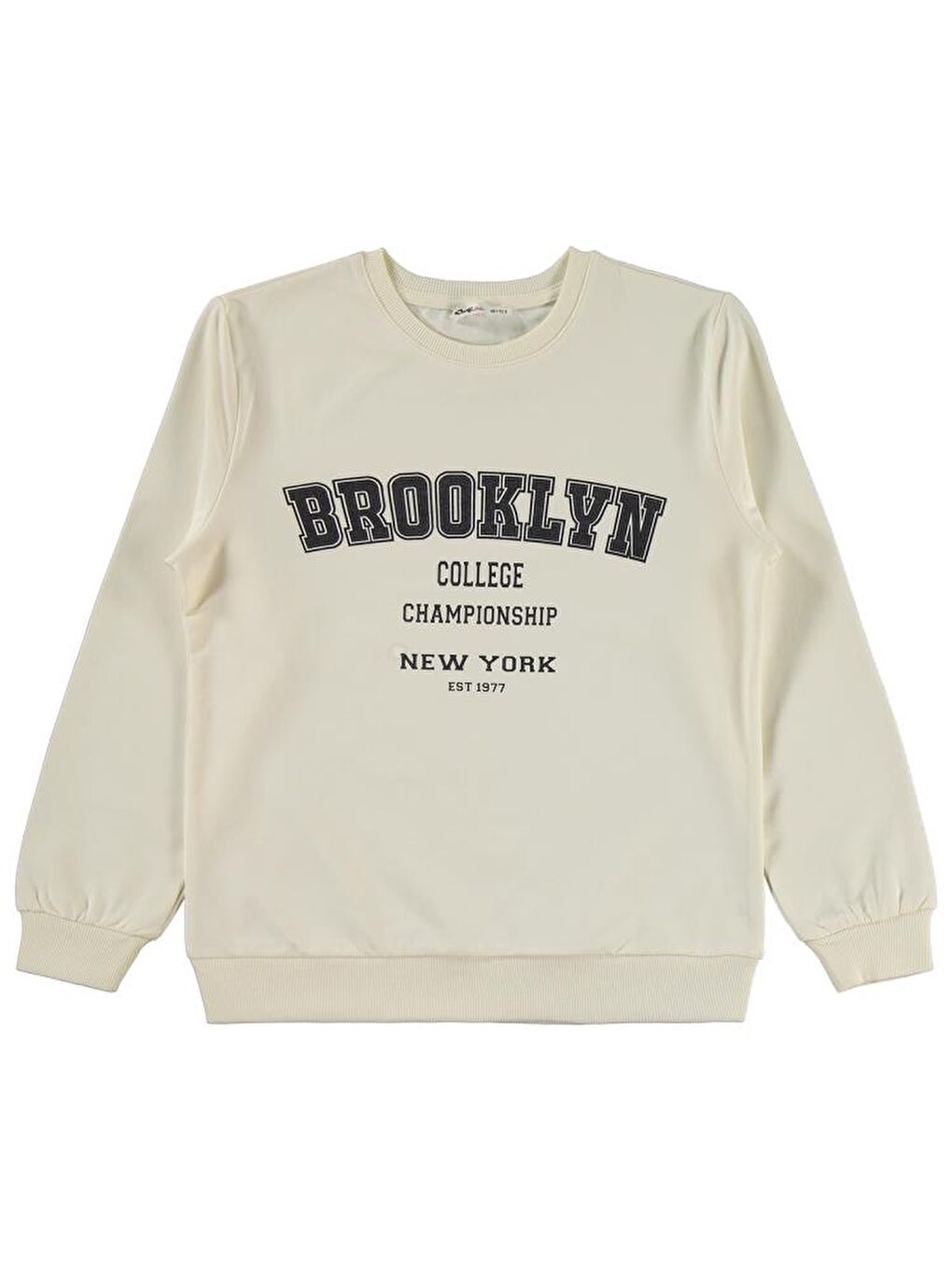Ekru Girls Brooklyn Baskılı 10-13 Yaş Sweatshirt
