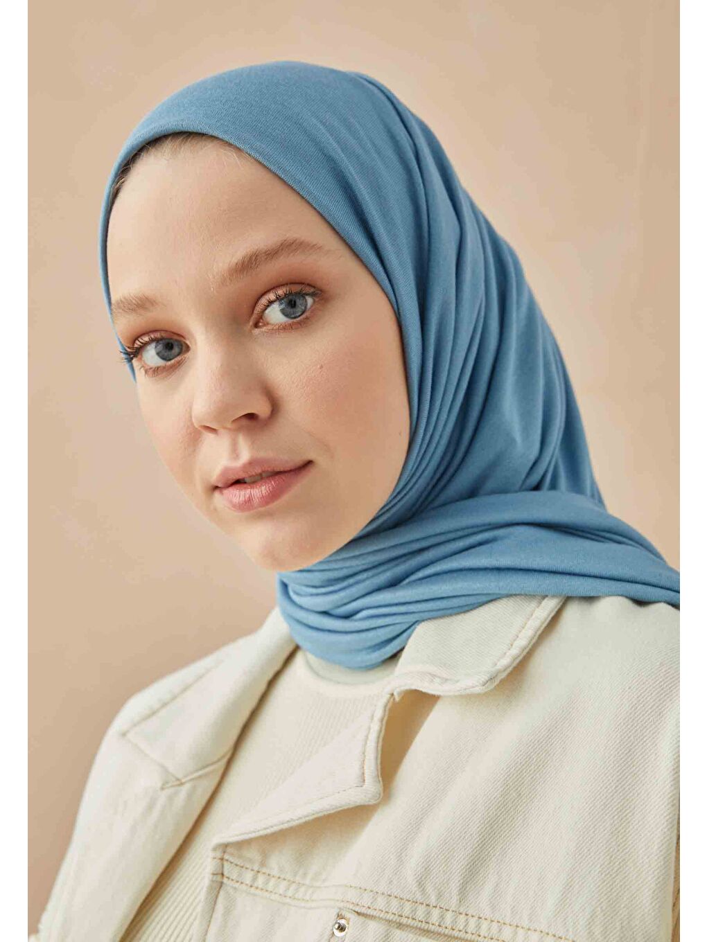 Penye Şal Açık Mavi
