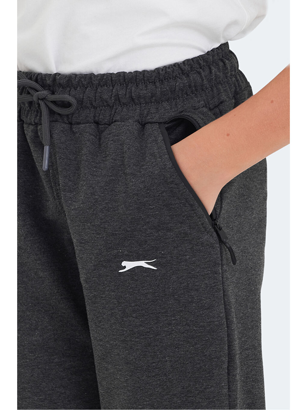 SLAZENGER Koyu Gri Unisex Çocuk Eşofman Altı Koyu Gri - 4