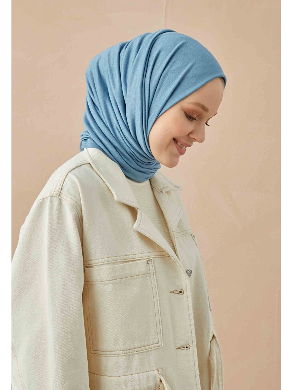 Penye Şal Açık Mavi-1