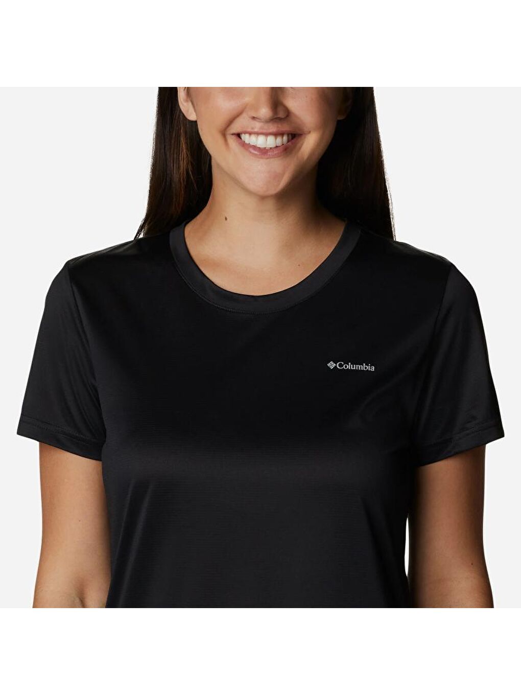 Siyah Hike™ Short Sleeve Crew Shirt Kadın Kısa Kollu Tişört AK9805-010-4