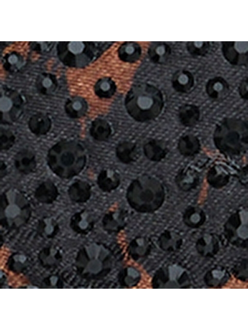 Kahverengi Neely Taşlı Orta Topuklu Saten Abiye Stiletto-8