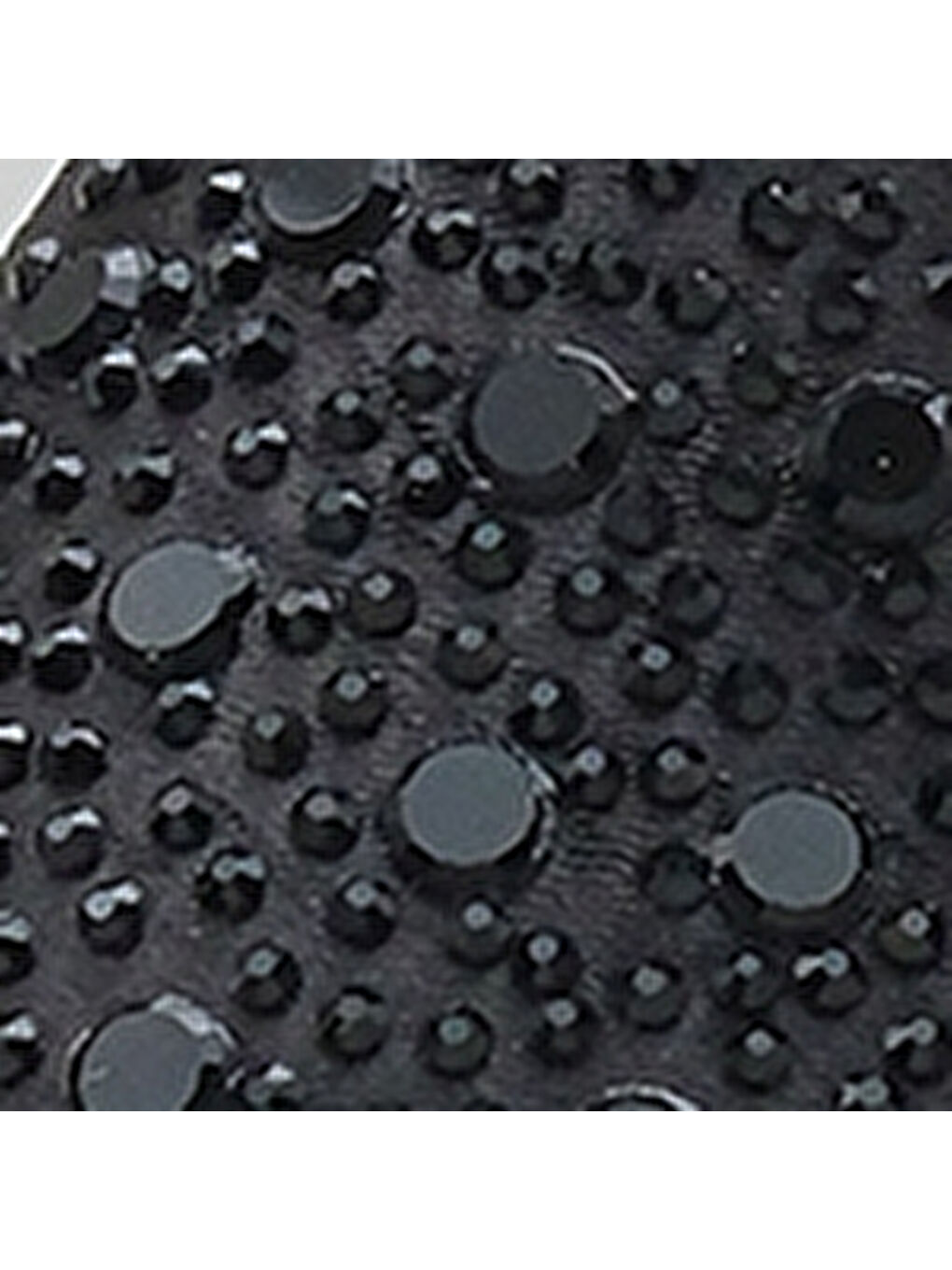 Siyah Lillian Taşlı Yüksek Topuklu Saten Stiletto-6