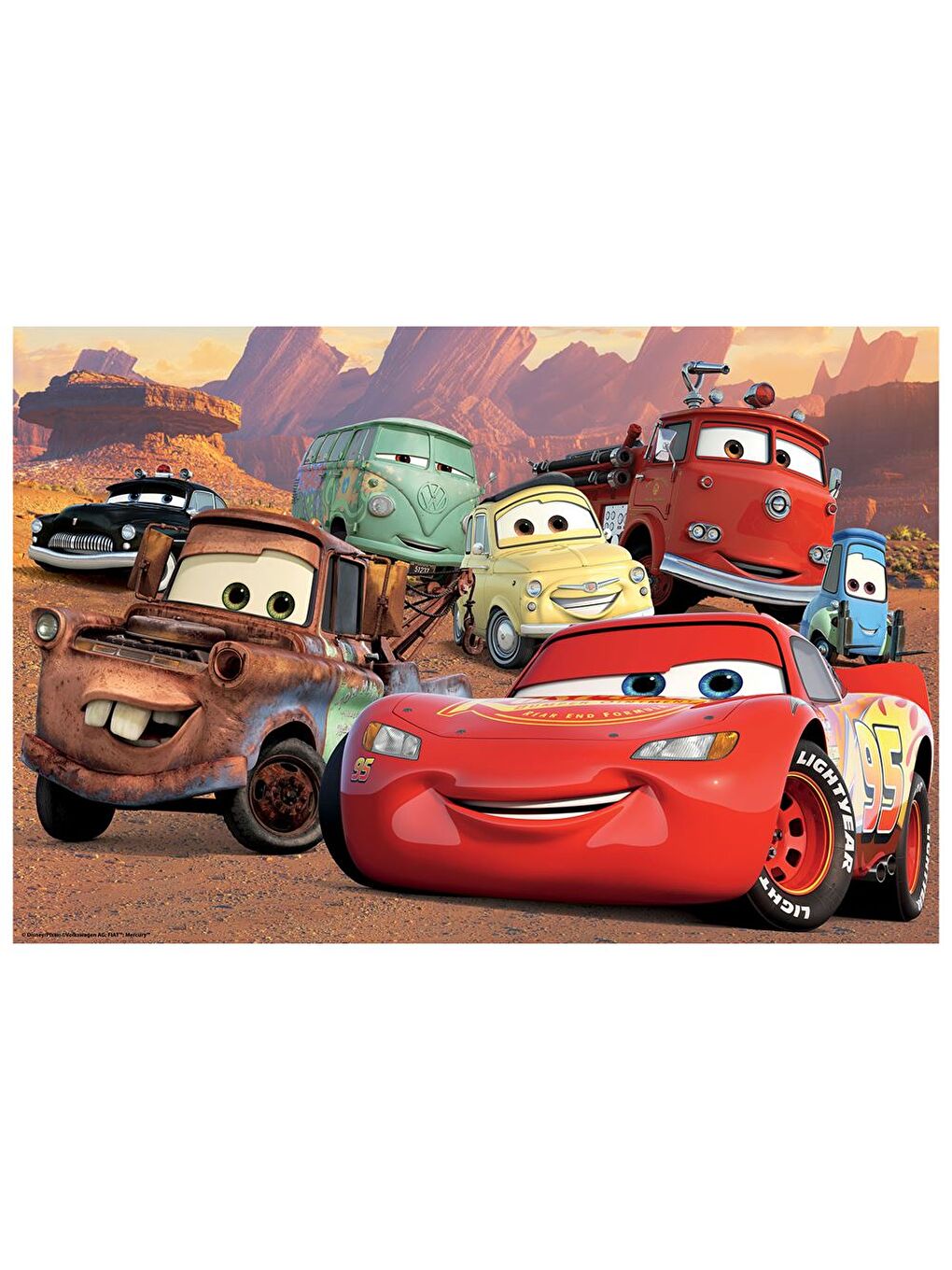 Cars Puzzle 200 Parça 33037-1