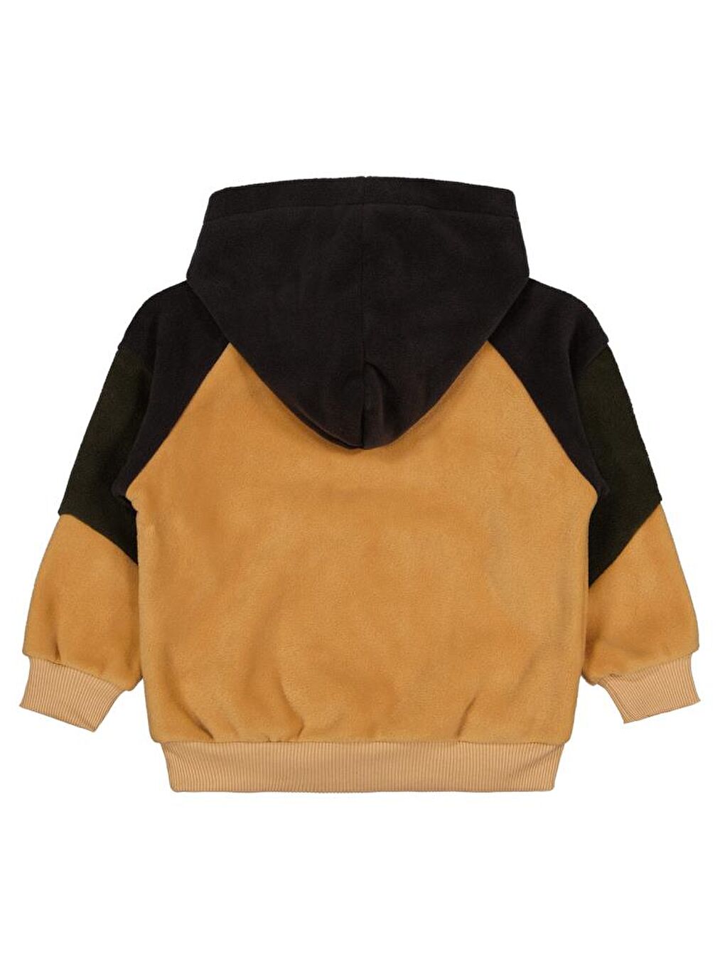 Bej Boys Parçalı Polar 2-5 Yaş Sweatshirt-1