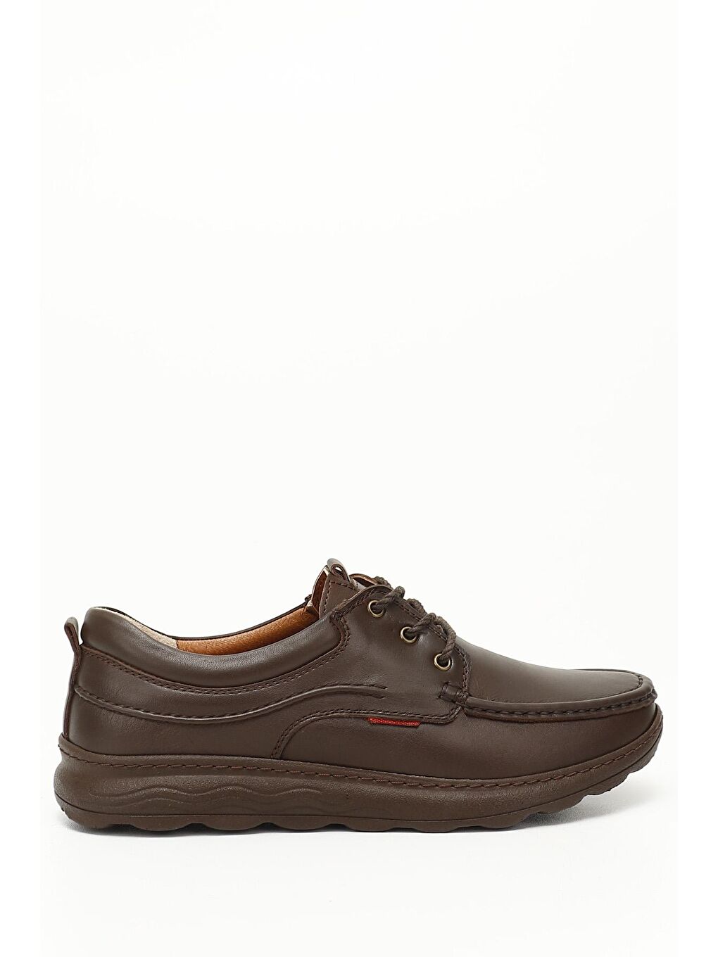 Kahverengi ÇİKOLATA KAHVE  Hakiki Deri Bağcıklı Günlük Erkek Ayakkabı 42861