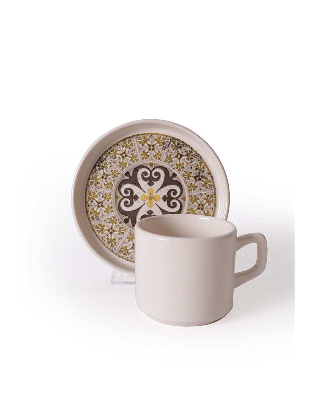 Karışık Timeless Brown Stackable Çay Takımı 8 Parça 4 Kişilik-6