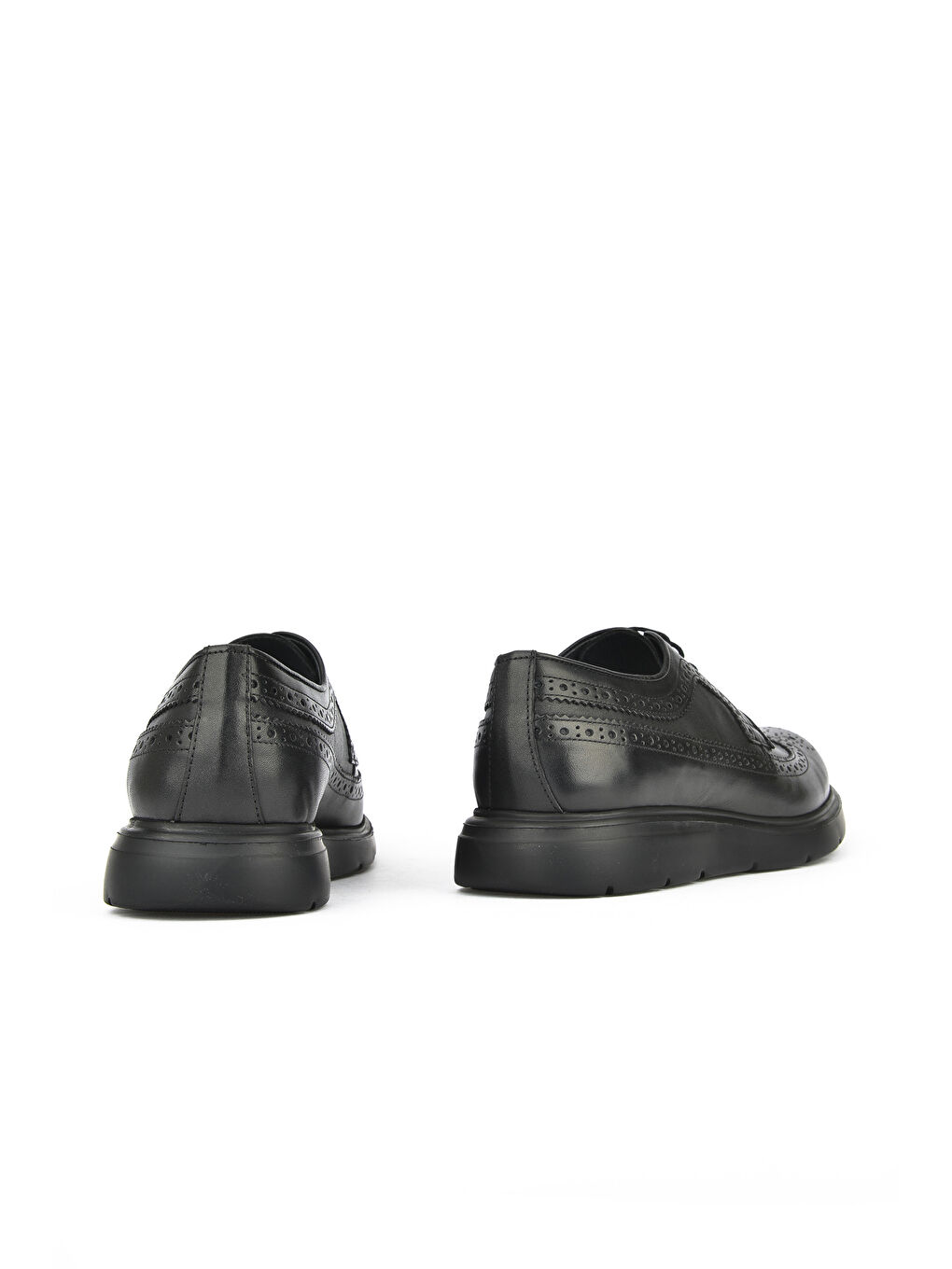 Erkek Hakiki Deri Ayakkabı 14319Z33281 Siyah-2