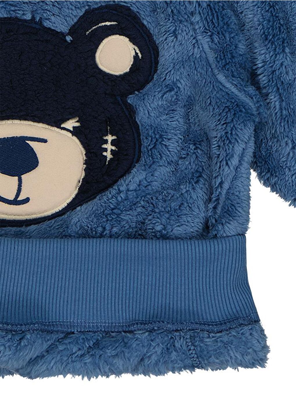 İndigo Boys Ayı Nakışlı 2-5 Yaş Sweatshirt