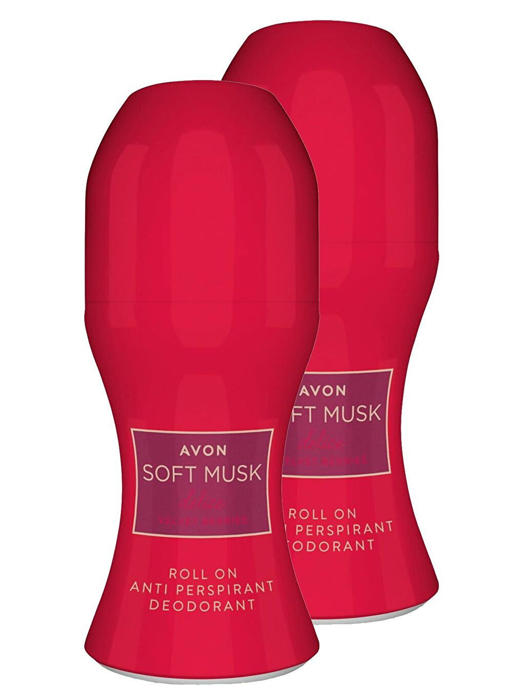 AVON Soft Musk Delice Velvet Berries Kadın Rollon 50 Ml. İkili Set