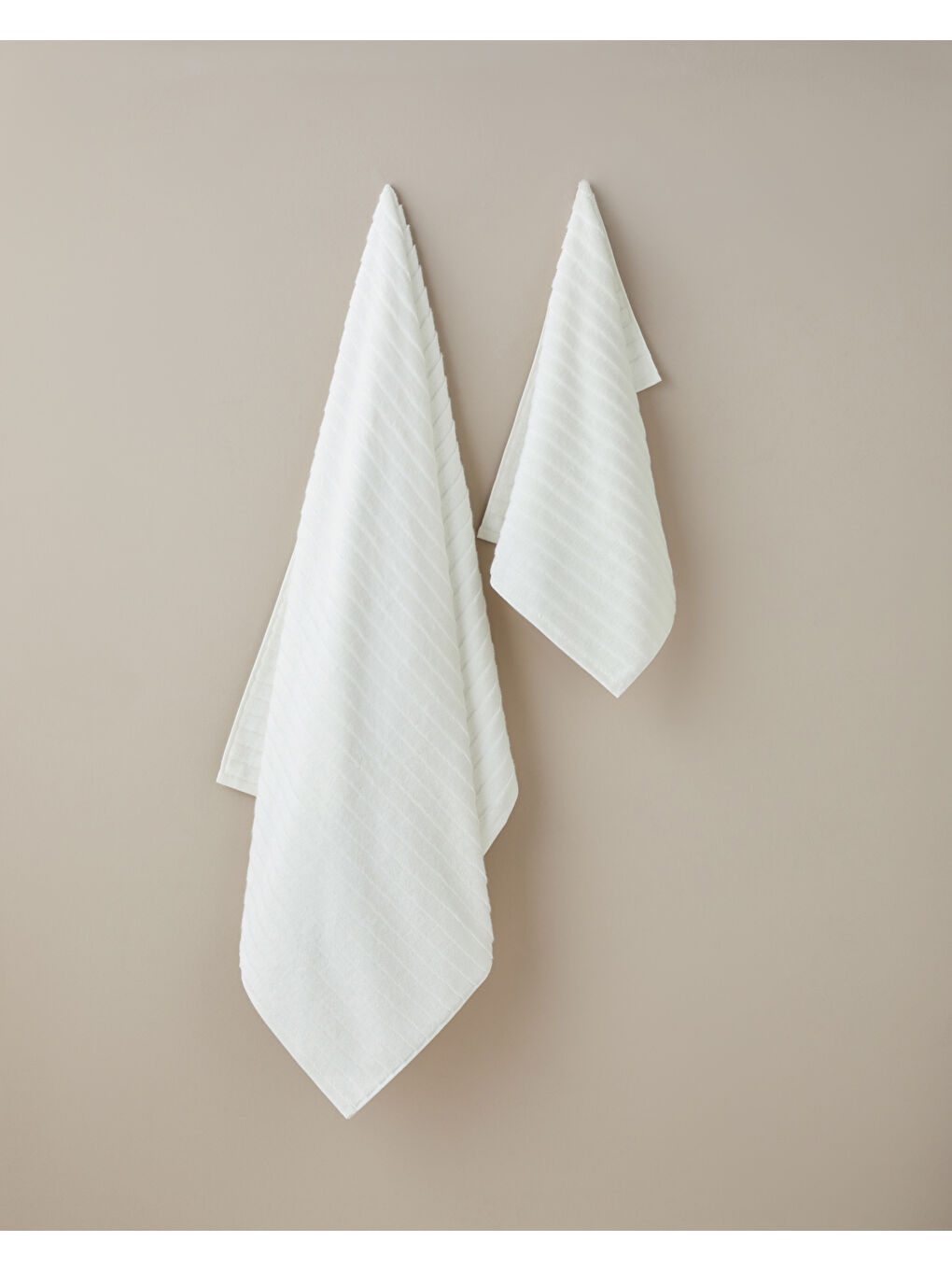 Softline Pamuk Yüz Havlusu 50x80 cm Beyaz-2