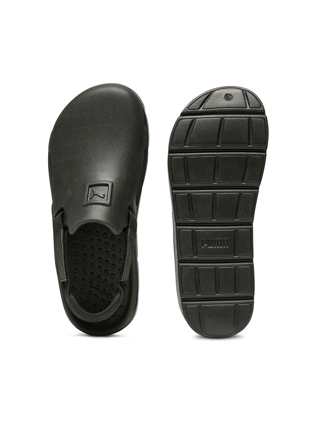 SHIBUI Mule Erkek Siyah Melanj Sandalet-4