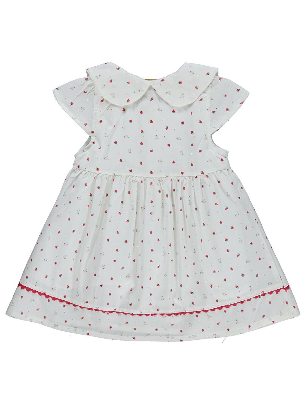 Kız Çilekli Elbise 6-18 Ay - Kırmızı-1