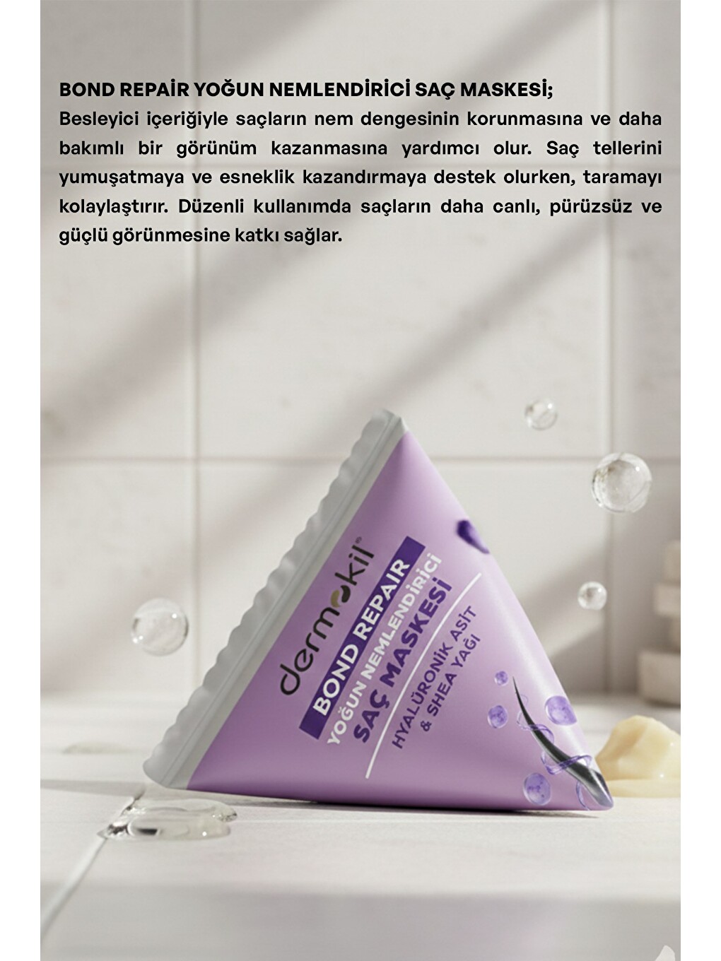 Bond Repair Yoğun Nemlendirici Saç Maskesi 25 ml x 10 Adet-3