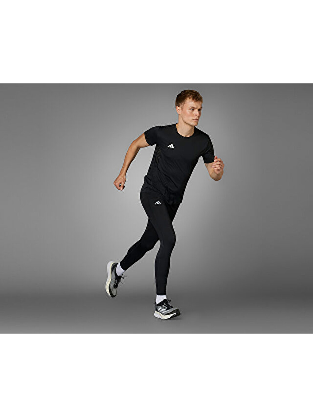 Adizero E L Tgt Erkek Koşu Tayt In1164 Siyah-3